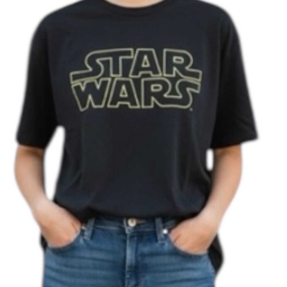 Star Wars Black‎ T-Shirt size xl EUC